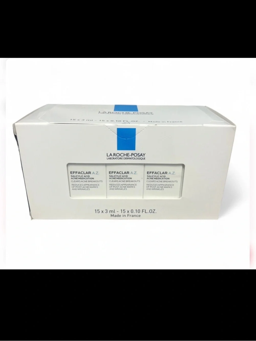 La  Roche Posay Effaclar A.Z. Salicylic Acid Travel Size Tubes 15 x 3ml